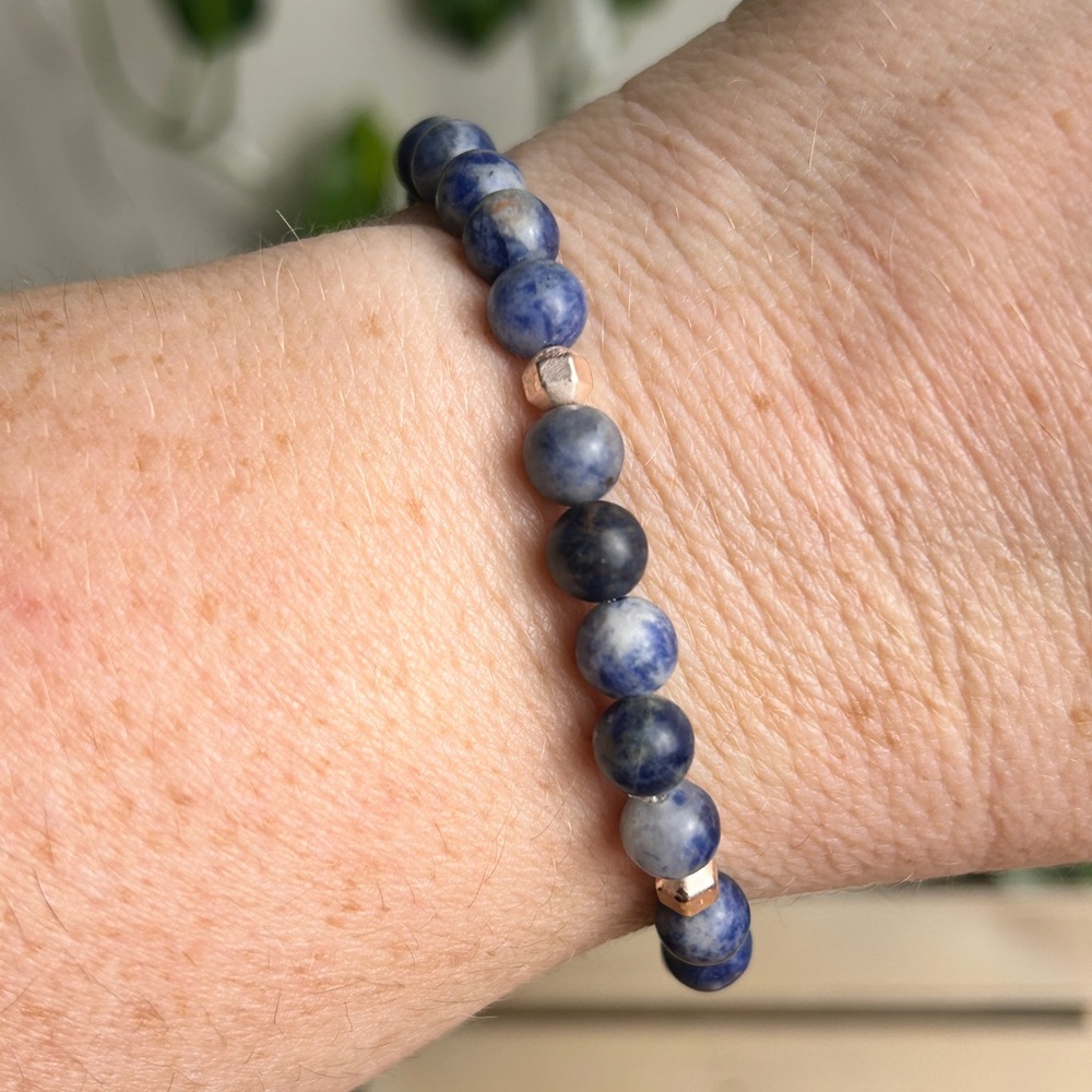 Hand Crafted Sodalite Stretch Bracelet